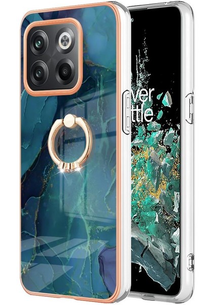 Oneplus 10T 5g Tampon Için Kılıf 360 &deg; Dönebilir Halka Mermer Darbeye Tpu (Yurt Dışından) indirimleri