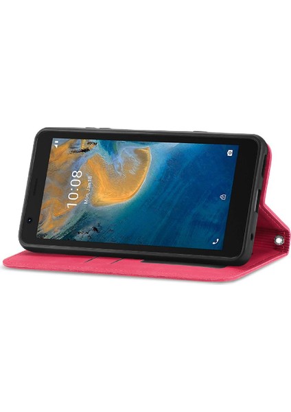 Zte Blade Zte Lite Cüzdan Fermuar Deri Kılıf Basit Iş Için Kılıf (Yurt Dışından) modelleri