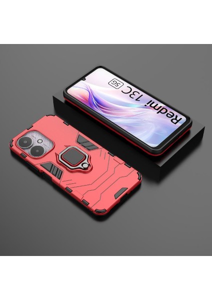 Xiaomi Redmi Için Kılıf 13C 4g/5g Kickstand Askeri Damla Koruma Halkası (Yurt Dışından) fırsatları