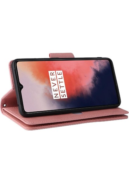 El Kayışı Fermuar Cüzdan Kapak Manyetik Deri ile Oneplus 7t Için Kılıf (Yurt Dışından) indirimleri