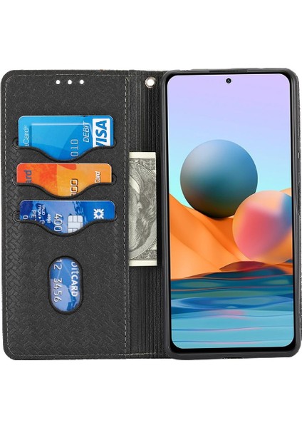 Xiaomi Redmi Için Not 10 Pro Max El Cüzdan Flip Folio Kitap Kredi (Yurt Dışından)
