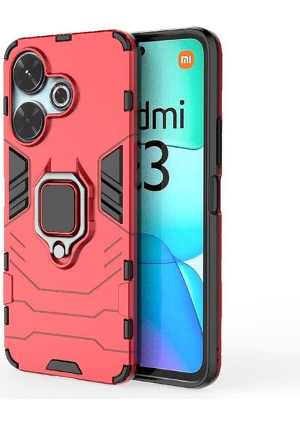Oppo A60 4g 360&DEG; Döner Halka Için Kılıf Kickstand Darbeye Kapak Askeri (Yurt Dışından) modelleri
