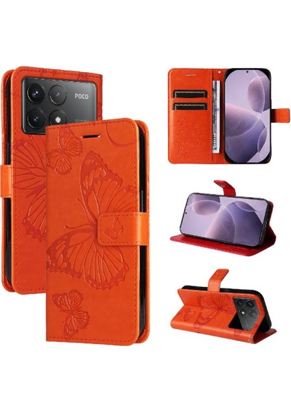 Kart Yuvası Standı ile Xiaomi Redmi K70 Pu Deri Kılıf Kickstand Çevirin (Yurt Dışından) fiyatları