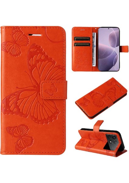Kart Yuvası Standı ile Xiaomi Redmi K70 Pu Deri Kılıf Kickstand Çevirin (Yurt Dışından) fırsatları