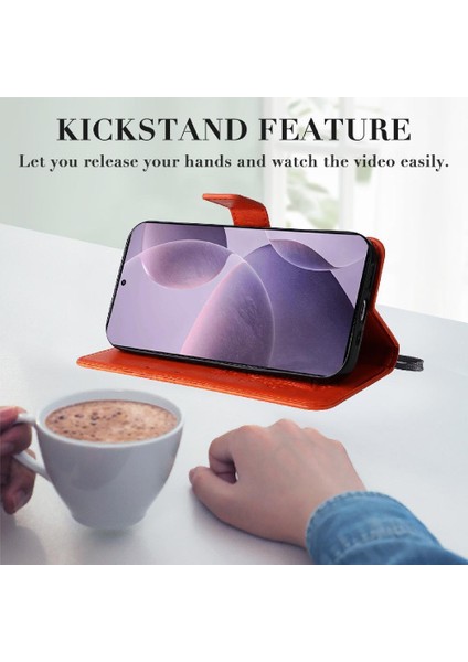 Kart Yuvası Standı ile Xiaomi Redmi K70 Pu Deri Kılıf Kickstand Çevirin (Yurt Dışından) indirimleri