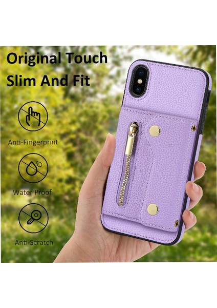 Apple iPhone X/xs Hafif Uzun Kayış Mini Sırt Çantası Kart Yuvaları (Yurt Dışından)
