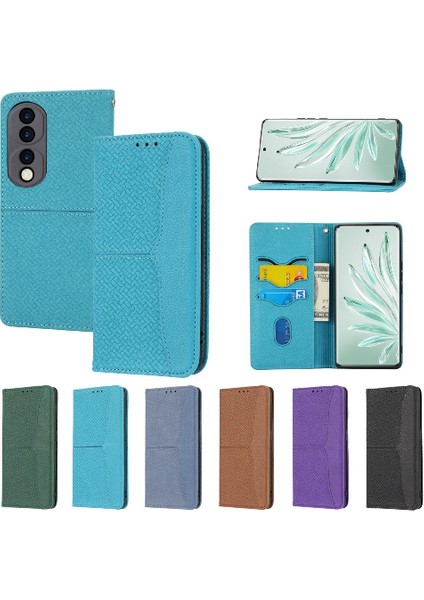 Huawei Mate 50 Flip Folio Kitap Kredi Kartı Tutucu El Cüzdan Pu (Yurt Dışından)