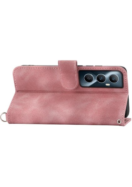 Realme C65 Darbeye Dayanıklı Kabartmalı Çoklu Kredi Kartı Yuvaları Için Flip Case (Yurt Dışından) modelleri