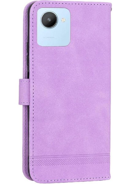 Realme C30 Nakit Cep Manyetik Kapatma Premium Bileklik Için Flip Case (Yurt Dışından) fırsatları