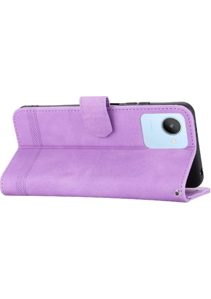 Realme C30 Nakit Cep Manyetik Kapatma Premium Bileklik Için Flip Case (Yurt Dışından) indirimleri