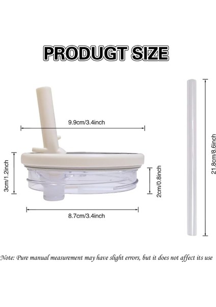 2 Adet 40OZ Bardak Kapaklı Pipet Kapağı Yedek Uyumlu, Sızdırmaz Dökülmez Yeniden Kullanılabilir Silikon Pipetler Soda Kutusu Kapağı (Yurt Dışından) indirimleri