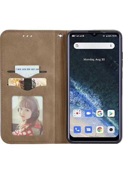 Oukitel C25 Deri Çanta Basit Iş Kordon Cüzdan Fermuar Için Kılıf (Yurt Dışından) indirimleri