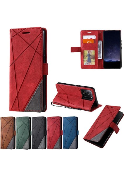 Xiaomi Redmi Için Kılıf K60 Ultra Cüzdan Çevir Folio Manyetik Pu Deri Kart (Yurt Dışından)