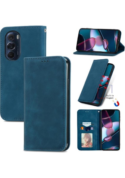 Moto Kenar X30 Basit Iş Kordon Fermuar Cüzdan Deri Kılıf (Yurt Dışından)