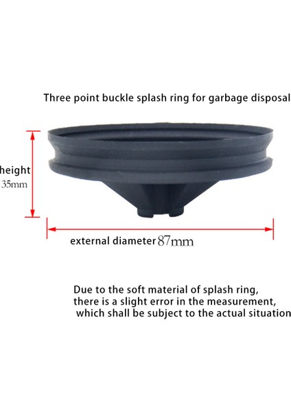 Adet Silikon Atık Öğütücü Anti Sıçramaya Kapak 87MM Dış Çap Fit Insinkerator Gıda Atık Öğütücü (Yurt Dışından) indirimleri