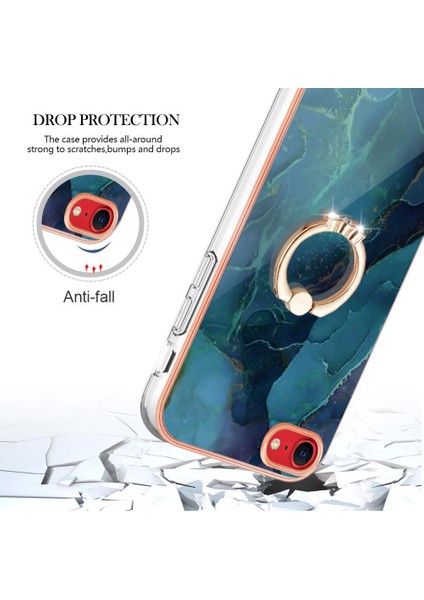 Apple iPhone Se 2022/2020 Mermer Darbeye Dayanıklı Tpu Silikon 360 &deg; Dönebilir (Yurt Dışından) fırsatları