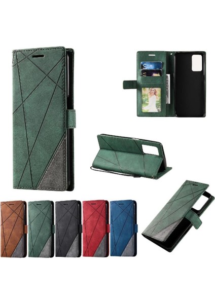 Oppo A54 4G/A16/CASE 5g Manyetik Pu Deri Cüzdan Flip Folio Kart Için Kılıf (Yurt Dışından)