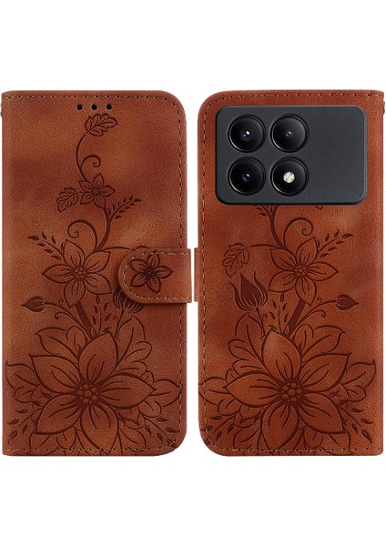Xiaomi Poco X6 Pro 5g Için Kılıf Kickstand Manyetik Kart Tutucu Kabartmalı (Yurt Dışından) indirimleri
