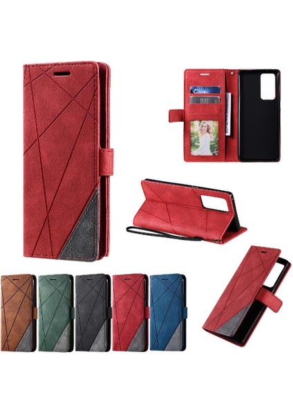 Oppo Oppo 6 Pro Artı 5g Için Kılıf Manyetik Cüzdan Flip Folio Pu Deri (Yurt Dışından)