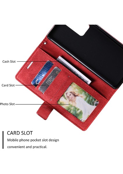 Oppo Oppo 6 Pro Artı 5g Için Kılıf Manyetik Cüzdan Flip Folio Pu Deri (Yurt Dışından) modelleri
