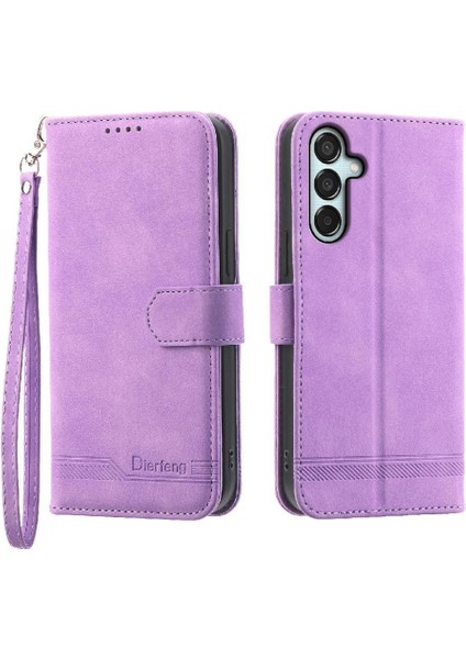 Samsung Galaxy Flip Manyetik Kapatma Nakit Cep Bileklik Için Flip Case (Yurt Dışından)