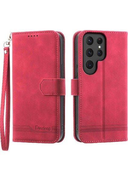 Samsung Galaxy S24 Ultra Kart Yuvaları Premium Bileklik Nakit Için Flip Case (Yurt Dışından) indirimleri