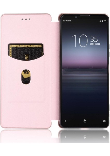 Kart Tutucu Kickstand ile Sony Xperia 1 Ii Tam Koruma Için Kılıf (Yurt Dışından)