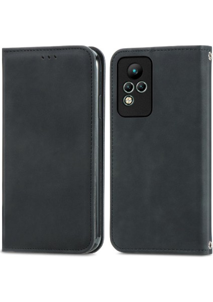 Infinix Not 11 Kordon Cüzdan Fermuar Deri Kılıf Için Kılıf Basit (Yurt Dışından) fırsatları