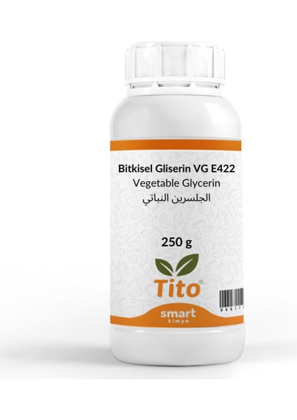 Bitkisel Gliserin (%99.5'lik) [Gıda Tipi] - 250 gr