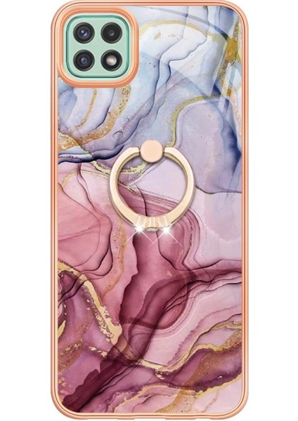 Samsung Galaxy A22 5g Tampon 360 &deg; Dönebilir Halka Mermer Tpu Için Kılıf (Yurt Dışından) modelleri