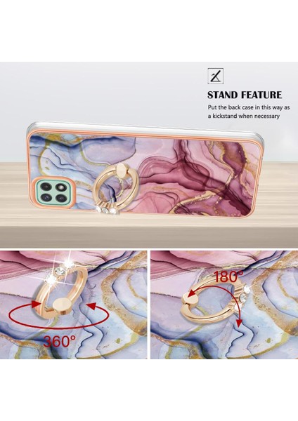 Samsung Galaxy A22 5g Tampon 360 &deg; Dönebilir Halka Mermer Tpu Için Kılıf (Yurt Dışından) indirimleri