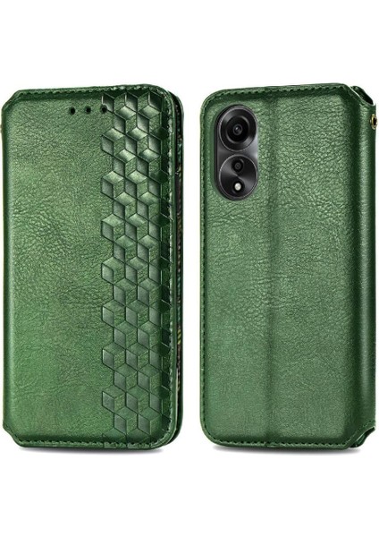 Oppo A78 4g Cüzdan Fonksiyonu Için Kılıf Deri Kılıf Zarif Iş Çevirme (Yurt Dışından)