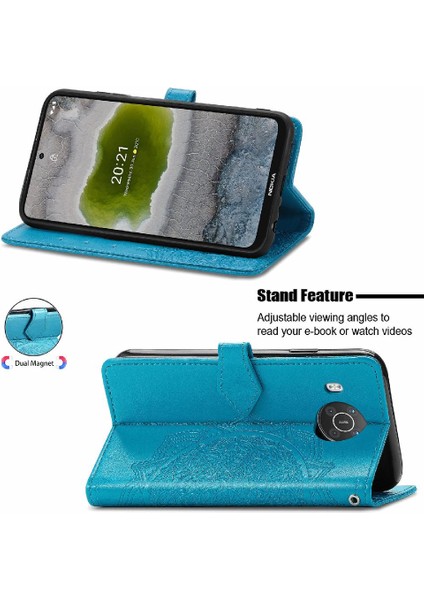 Nokia X10 Için Kılıf Kapak Kapak Darbeye Deri Çanta Basit Iş (Yurt Dışından) fiyatları