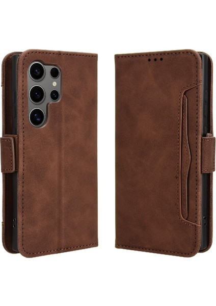 Samsung Galaxy S24 Ultra Manyetik Kapatma Deri Cüzdan Kapak Için Kılıf (Yurt Dışından) modelleri