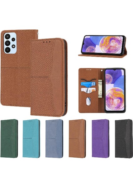 Samsung Galaxy A23 4g/5g Flip Folio Kitap El Cüzdan Kredi Kartı (Yurt Dışından)