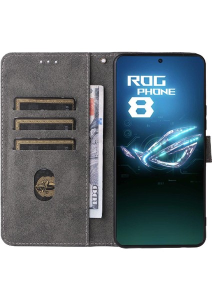 Asus Rog Telefon 8 Rfıd Engelleme Flip Folio Cüzdan Kart Yuvaları Kapak Için Kılıf (Yurt Dışından)