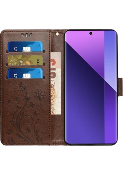 Xiaomi Redmi Not 13 Pro Artı Manyetik Kapatma Kart Tutucu Için Filp Durumda (Yurt Dışından)
