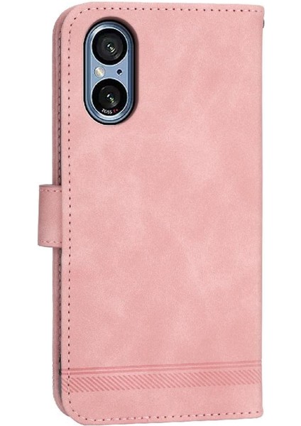 Sony Xperia 5 V Kart Yuvaları Premium Nakit Cep Bileklik Için Flip Case (Yurt Dışından)