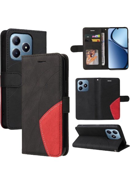 Kart Yuvası Standı Kickstand Koruyucu Flip ile Realme C61 Için Flip Case (Yurt Dışından) indirimleri
