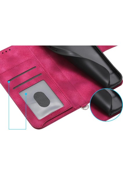 Onur Için Flip Case 200 Pro Çoklu Kredi Kartı Yuvaları Bileklik Kabartmalı (Yurt Dışından)