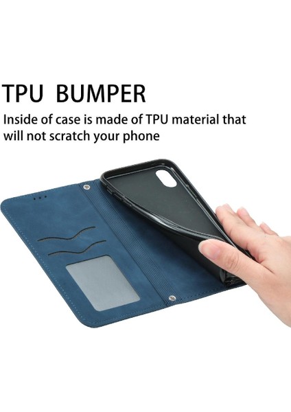 Apple iPhone 11 Için Kılıf Promax Basit Iş Deri Kılıf Kapak Çevirin Cüzdan (Yurt Dışından)