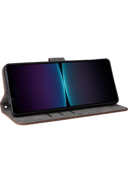 Sony Xperia 1 Iv Flip Folio Cüzdan Için Kılıf Rfıd Engelleme Kart Yuvaları Kapak (Yurt Dışından)