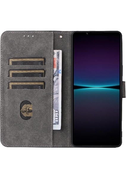 Sony Xperia 1 Iv Flip Folio Cüzdan Için Kılıf Rfıd Engelleme Kart Yuvaları Kapak (Yurt Dışından)