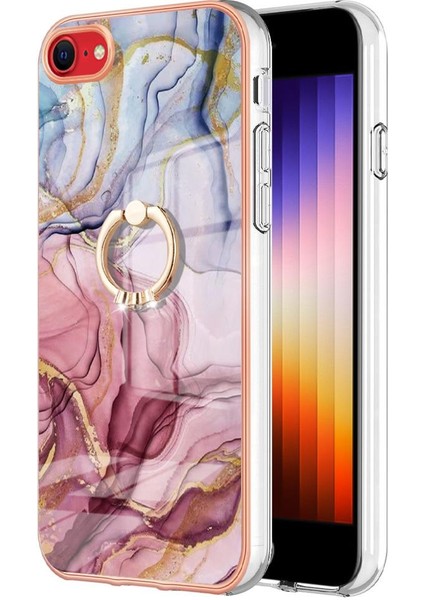 Apple iPhone Se 2022/2020 Mermer Darbeye Dayanıklı Tpu Silikon 360 &deg; Dönebilir (Yurt Dışından) fiyatları