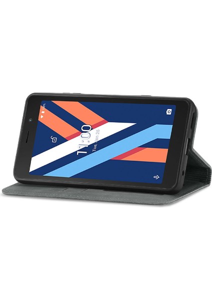 Wiko Y52 Kordon Basit Iş Fermuar Deri Kılıf Cüzdan Için Kılıf (Yurt Dışından) fırsatları