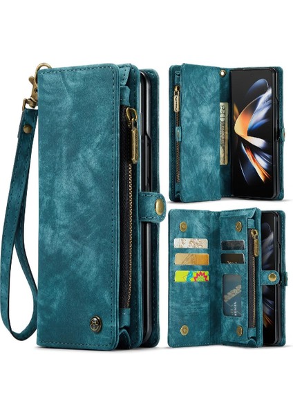 Samsung Galaxy Z Detachable 4 Cüzdan Kapak Için Kılıf ile Üç Katlı Ayrılabilir Kart (Yurt Dışından) modelleri