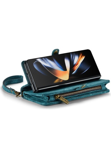 Samsung Galaxy Z Detachable 4 Cüzdan Kapak Için Kılıf ile Üç Katlı Ayrılabilir Kart (Yurt Dışından) fırsatları