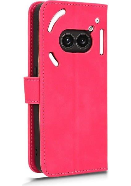 Nothing Telefon 2A Tam Koruma Deri Folio Flip Case ile (Yurt Dışından)