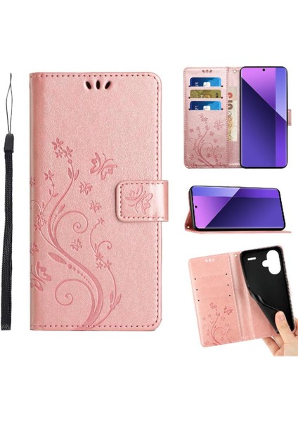 Xiaomi Redmi Not 13 Pro Artı Manyetik Kapatma Kart Tutucu Için Filp Durumda (Yurt Dışından)