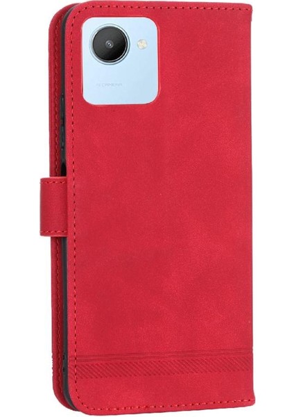 Realme C30 Nakit Cep Manyetik Kapatma Premium Bileklik Için Flip Case (Yurt Dışından) indirimleri